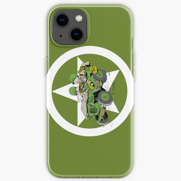 Cartoon of a WW2 G503 jeep iPhone Soft Case