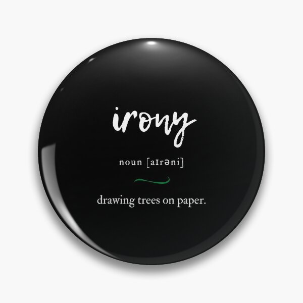 Artikelvorschau, Irony (Ironie) Definition | Dictionary Collection entworfen und verkauft von Designschmiede.