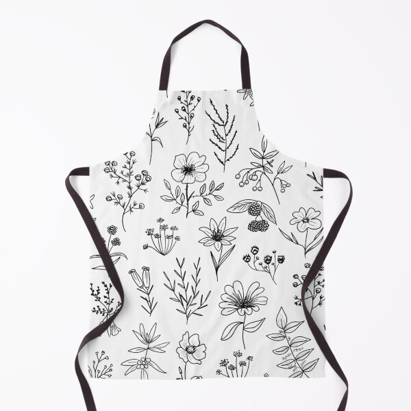 Item preview, Patagonian Wildflowers - White designed and sold by Anis Illustration.