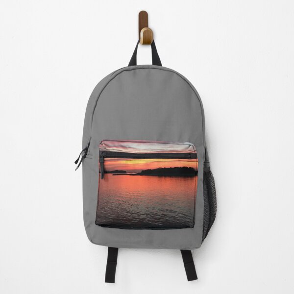 Item preview, Orange Cloudy Sunset On The Water designed and sold by MaxMMasterson.