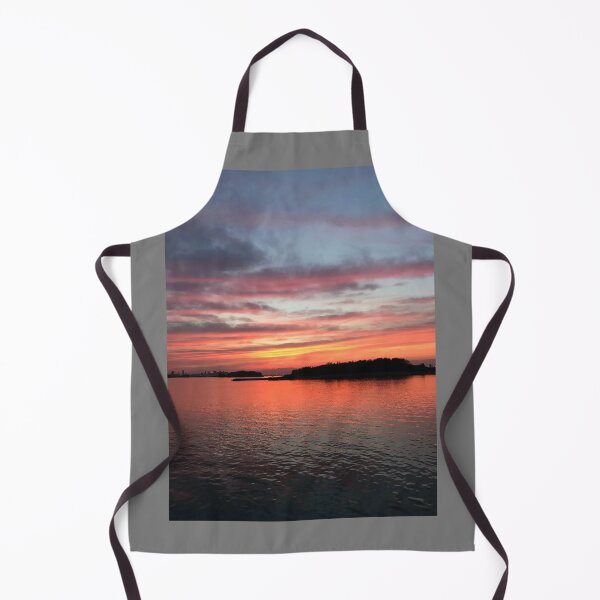 Item preview, Orange Cloudy Sunset On The Water designed and sold by MaxMMasterson.