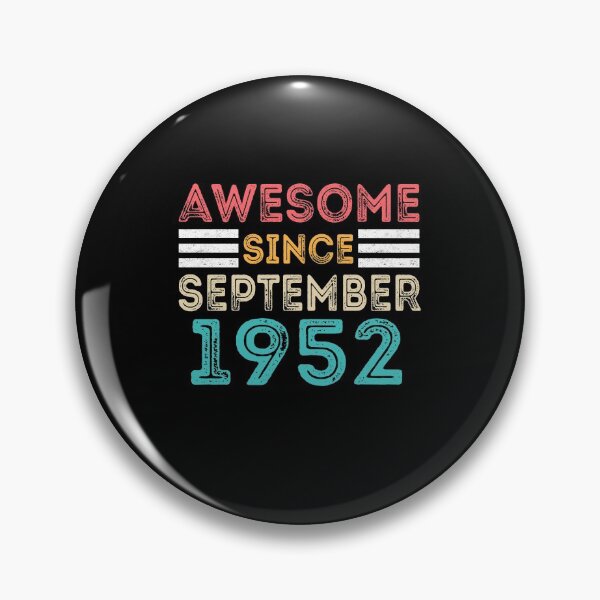 Item preview, Retro Vintage 68th Birthday - Awesome Since September 1952 designed and sold by meedTee.