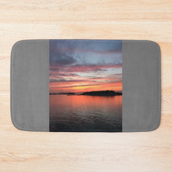 Item preview, Orange Cloudy Sunset On The Water designed and sold by MaxMMasterson.