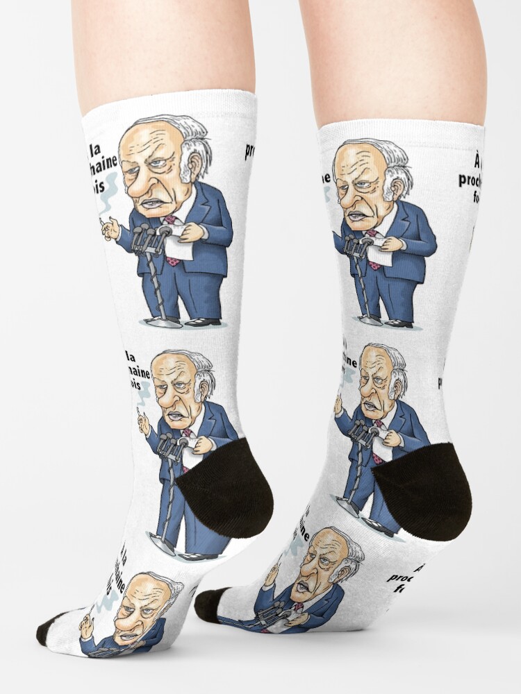 Alternate view of René Lévesque: à la prochaine fois Socks