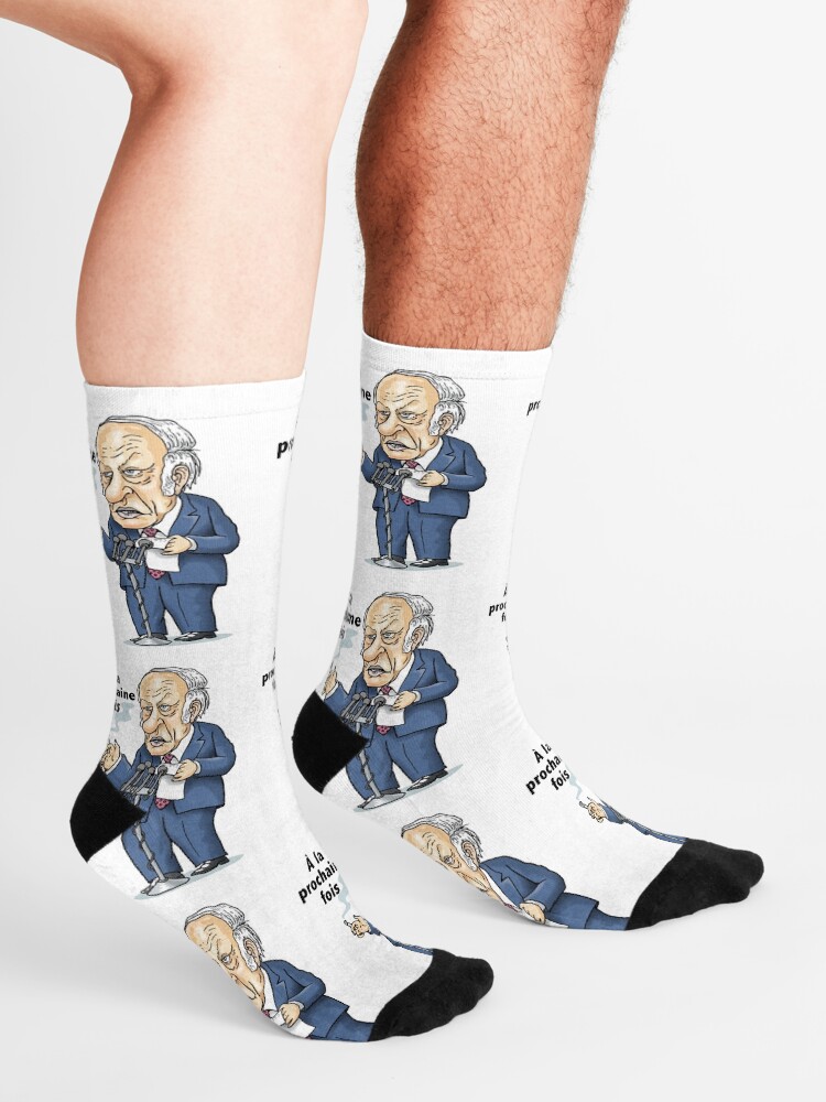 Alternate view of René Lévesque: à la prochaine fois Socks