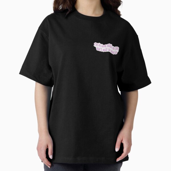 Purple and Pink I’m in Love With My Future, I Cant Wait to Meet Her Oversized T-Shirt