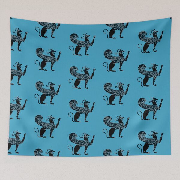 Item preview, Gripping motif of a Greek-archaic vase designed and sold by LeahHa.