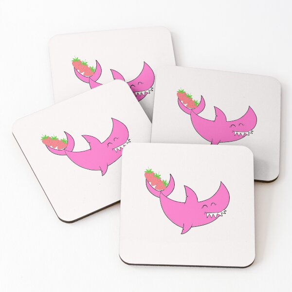 Item preview, Happy Strawberry Shark  designed and sold by garhoud.
