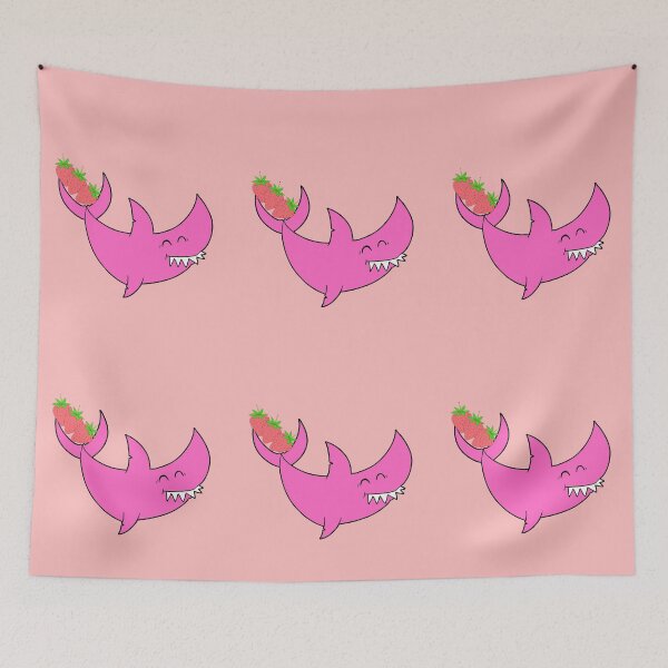 Item preview, Happy Strawberry Shark  designed and sold by garhoud.