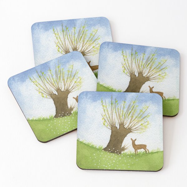 Item preview, Deer and willow designed and sold by hollywutz.