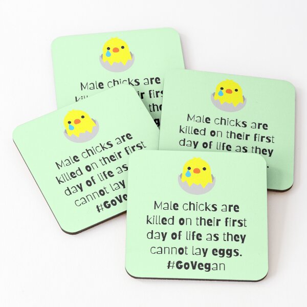 Item preview, Sad Baby Chick | Animal Rights | Go Vegan | Truth About Eggs designed and sold by EarlessPierre.