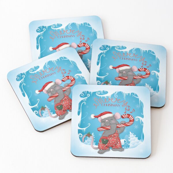 Item preview, Christmas Santa Mouse Tunes designed and sold by SpiceTree.