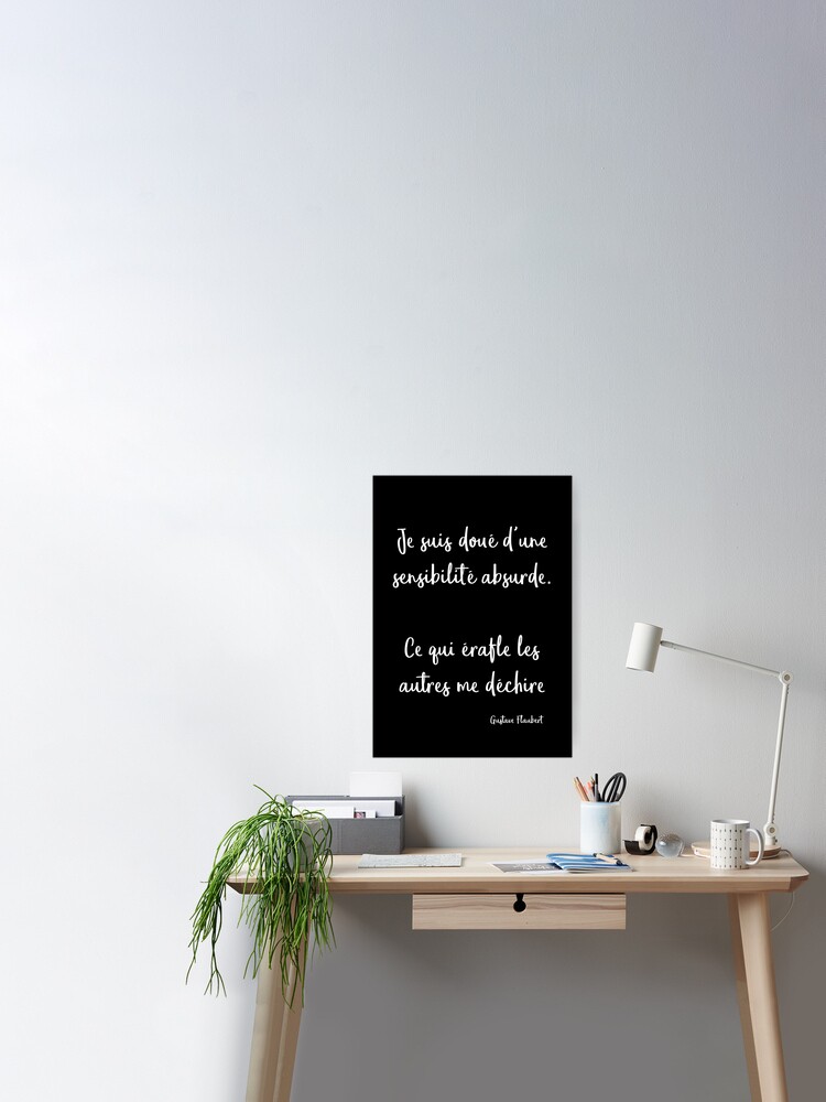 Quote On Hypersensitivity Poster By Audreyjanvier Redbubble