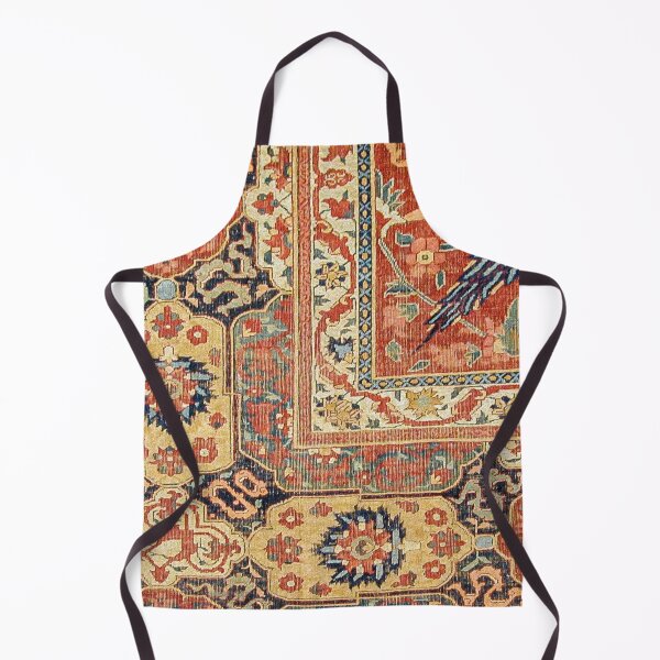Item preview, Indian Trellis II // 17th Century Ornate Medallion Red Blue Green Flowers Leaf Colorful Rug Pattern designed and sold by vintagepatterns.