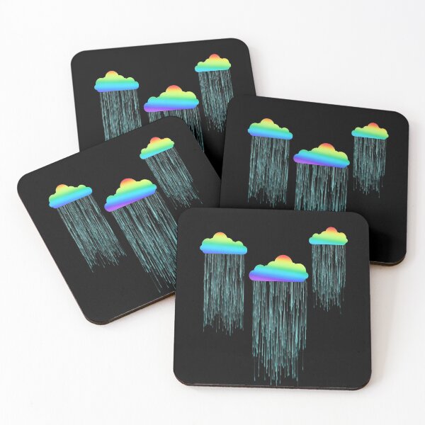 Item preview, The colourful clouds and rain designed and sold by Nishad4.