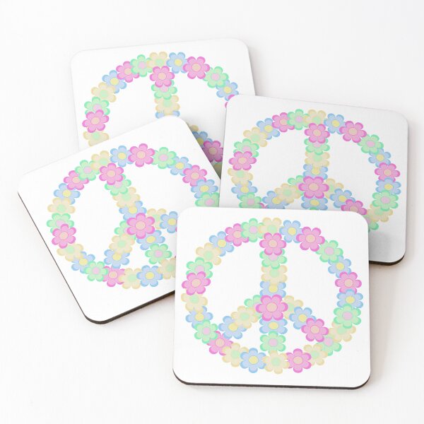 Item preview, CND peace sign with flowers designed and sold by tshirtsmash.