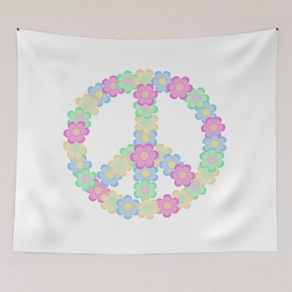 Item preview, CND peace sign with flowers designed and sold by tshirtsmash.
