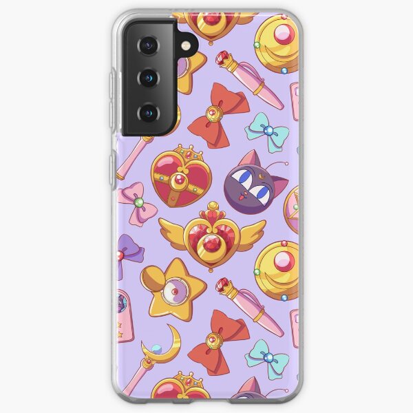 Sailor moon Pattern - Lilac Version Samsung Galaxy Soft Case