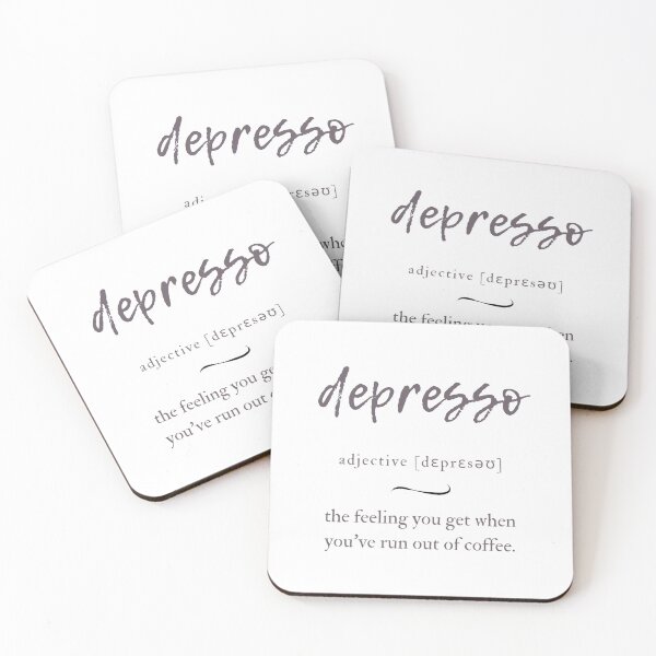 Item preview, Kopie von Depresso Definition | Dictionary Collection designed and sold by Designschmiede.