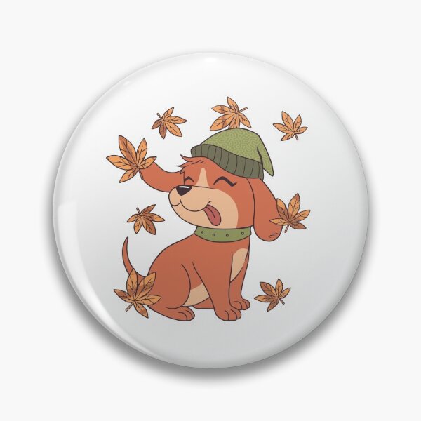 Item preview, Cute Fall Leaves Puppy designed and sold by Ginial.