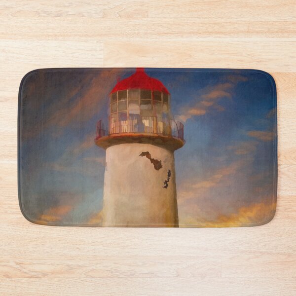 Item preview, The Point of Ayr Lighthouse Sunset designed and sold by AJEvans.