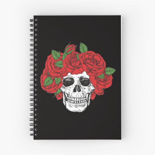 Item preview, A Skull With A Headdress Of Roses designed and sold by ozumdesigns.