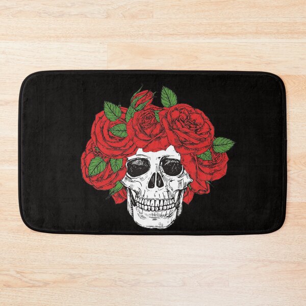 Item preview, A Skull With A Headdress Of Roses designed and sold by ozumdesigns.