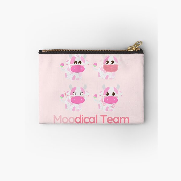Item preview, Cute Baby Pink Strawberry Cow Moodical Team designed and sold by twicetrader.