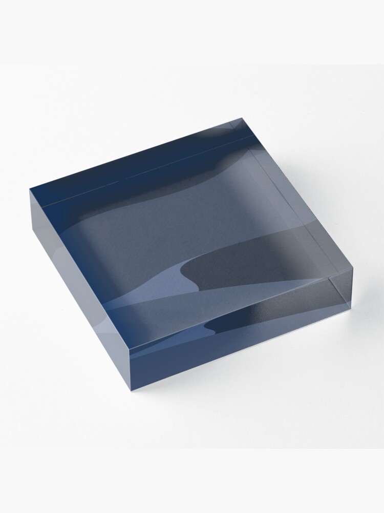 Alternate view of Minimalist Desert At Night Acrylic Block