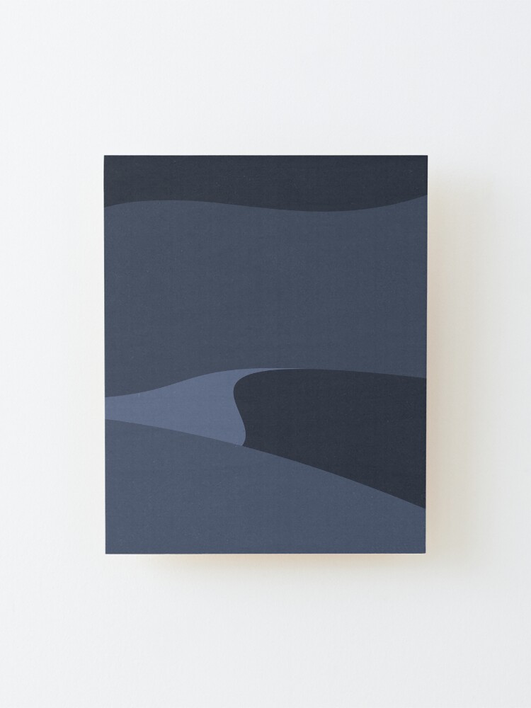 Alternate view of Minimalist Desert At Night Mounted Print