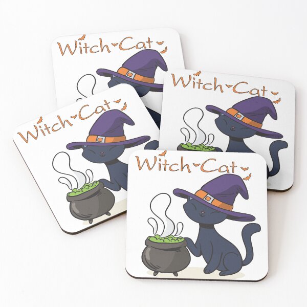 Item preview, Witch Cat Halloween designed and sold by kajornjakkawan.