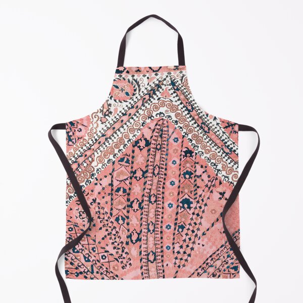 Item preview, Light Pink Wildflower Sunshine III // 18th Century Colorful Pinkish Dusty Blue Gray Positive Pattern designed and sold by vintagepatterns.
