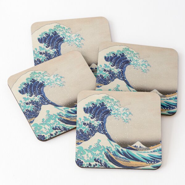 Item preview, The Great Wave Off Kanigawa Vintage Illustration designed and sold by IslandArt.