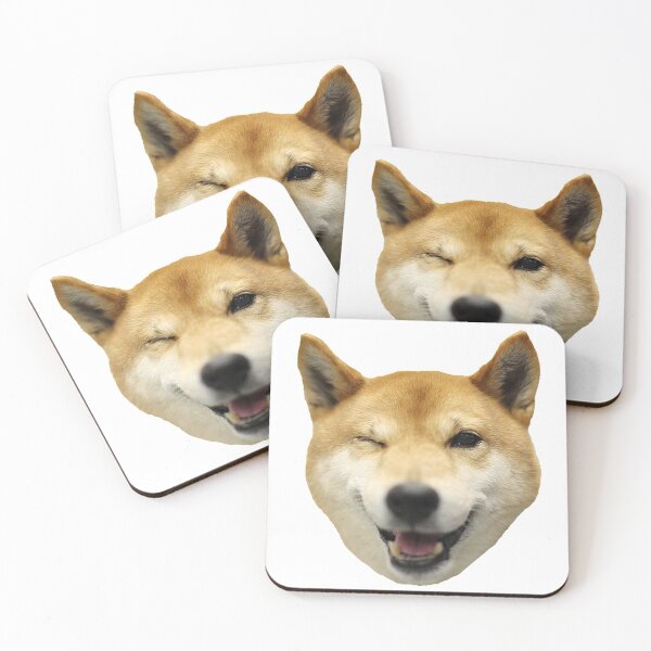 Item preview, Winking Shiba! designed and sold by DoodleDashCollective.