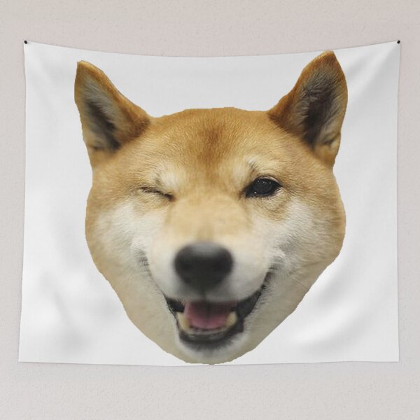 Item preview, Winking Shiba! designed and sold by DoodleDashCollective.