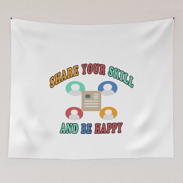 Item preview, Share Your Skill And Be Happy designed and sold by majeed10.
