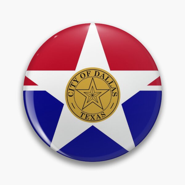 Item preview, Dallas Texas City Flag designed and sold by FiveRedBats.