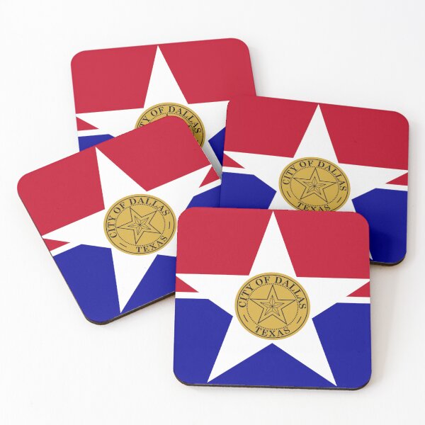Item preview, Dallas Texas City Flag designed and sold by FiveRedBats.