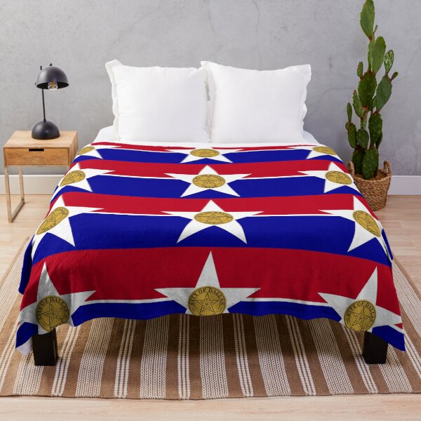 Item preview, Dallas Texas City Flag designed and sold by FiveRedBats.