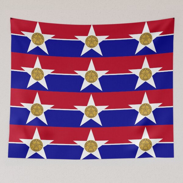 Item preview, Dallas Texas City Flag designed and sold by FiveRedBats.