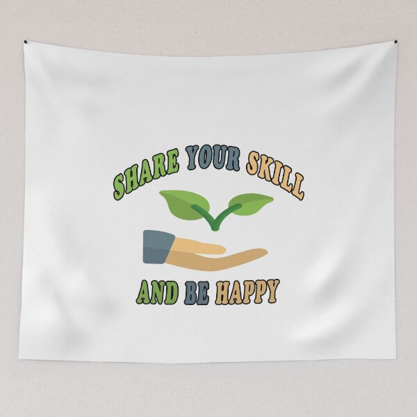 Item preview, Share Your Skill And Be Happy designed and sold by majeed10.