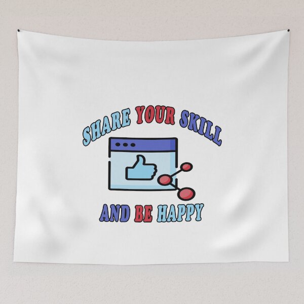 Item preview, Share Your Skill And Be Happy designed and sold by majeed10.