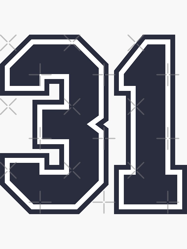 Number 14 Sports Tampa Fourteen Jersey Sticker for Sale by HelloFromAja