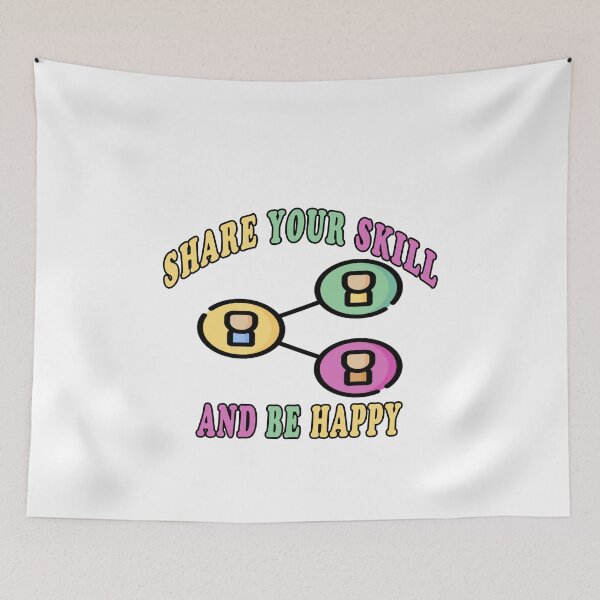 Item preview, Share Your Skill And Be Happy designed and sold by majeed10.