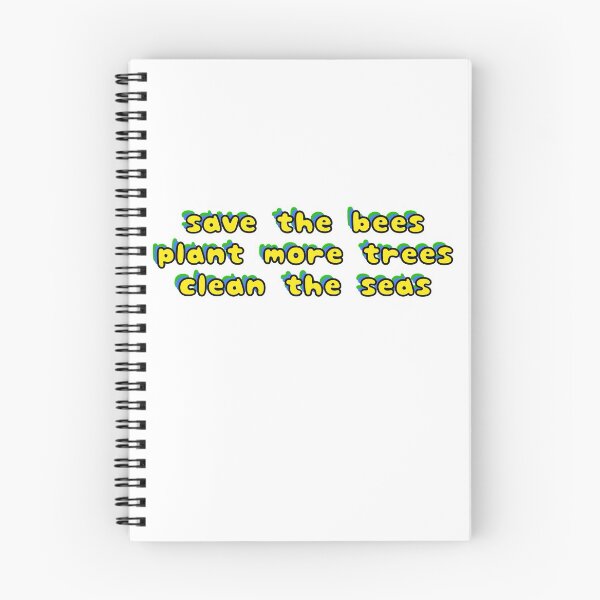 Item preview, save the bees plant tree clean the seas, environmental  designed and sold by KaelaRebeccaArt.