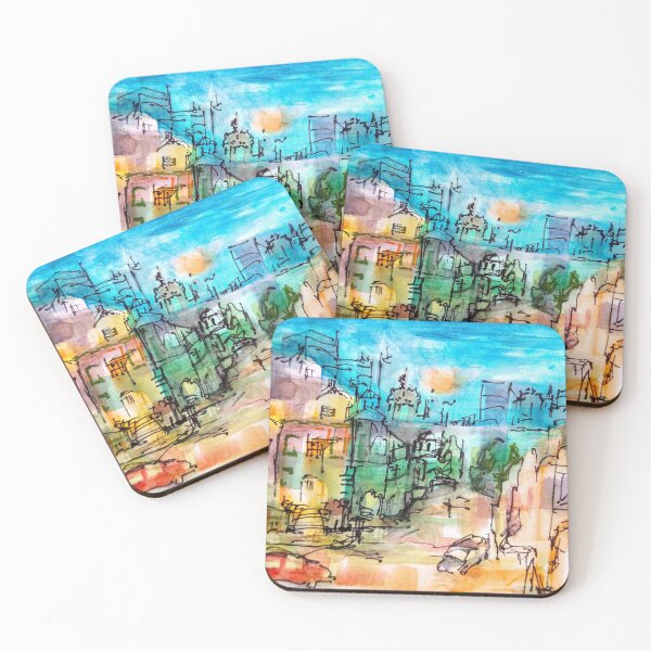 Item preview, evening sunset by the bay designed and sold by K-Wagner.