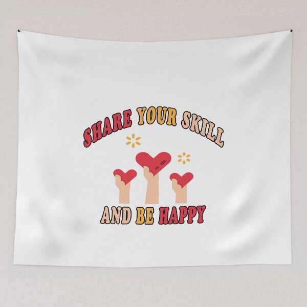 Item preview, Share Your Skill And Be Happy designed and sold by majeed10.
