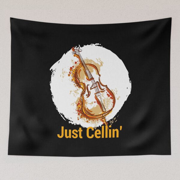 Item preview, Just Cellin Violin Violin Musicians designed and sold by MooonTees.