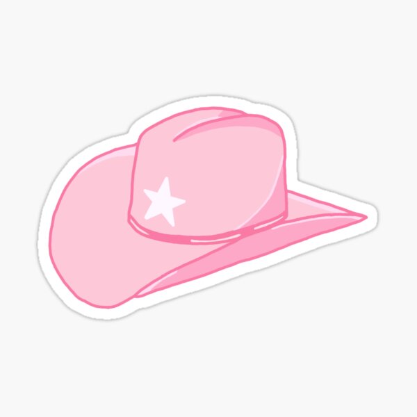 Vista previa del artículo con la obra «Sombrero Vaquero Rosa», diseñado y vendido por mayafoleyy.