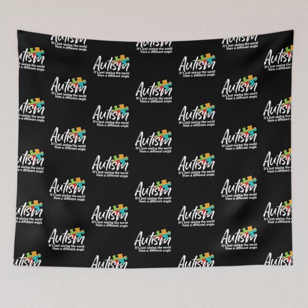 Item preview, Autism Awareness With Colorful Puzzle Inspirational Quote designed and sold by raindwops.